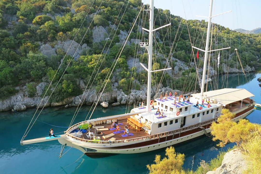 Yoga On A Yacht 